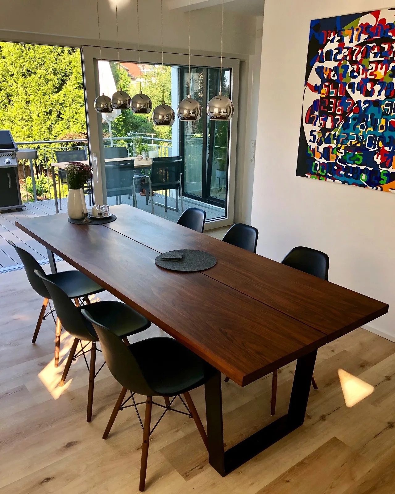 Amerikanischer Nussbaum · 240 cm