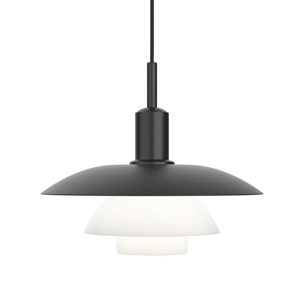Louis Poulsen PH 5/5 Pendelleuchte aus Metall und Opalglas